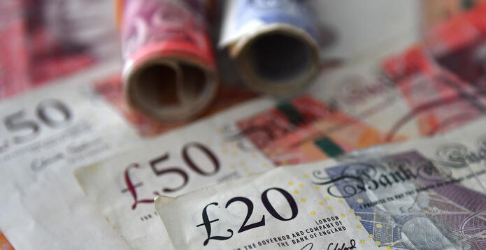 British pound sterling banknotes