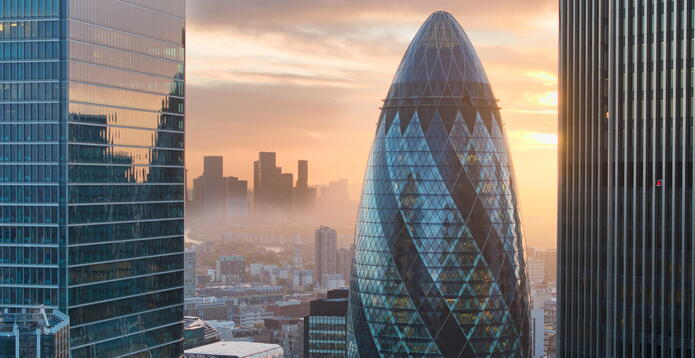 The gherkin at sunset_Digital - Website - Standard ImageCard