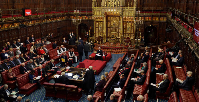 A view inside the House of Lords