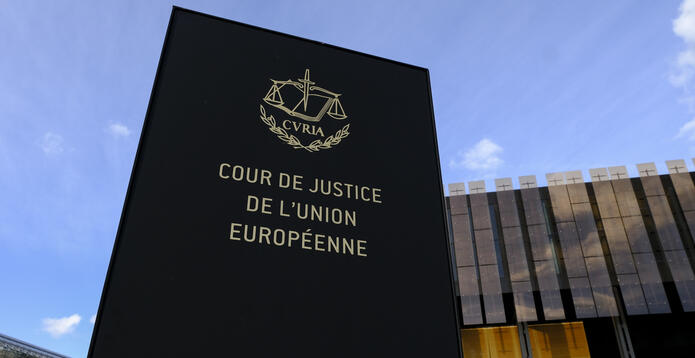 Exterior view of the European Court of Justice in Luxembourg
