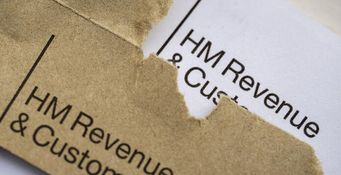 HMRC letter and envelope