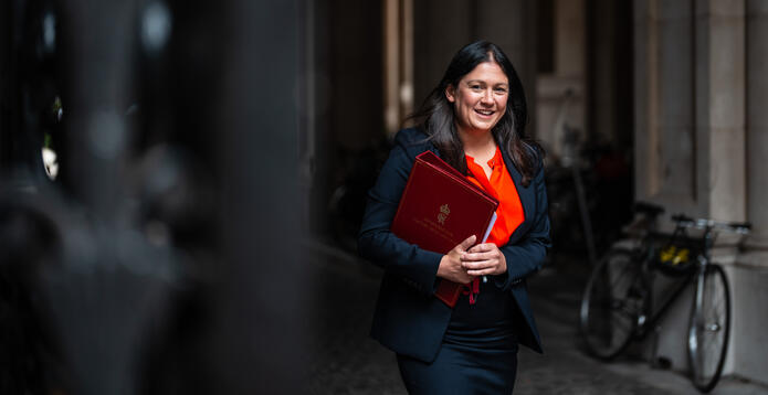 Secretary of State for Culture, Media and Sport, Lisa Nandy arrives at 10 Downing Street