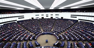 MEPs in European Parliament Strasbourg Card
