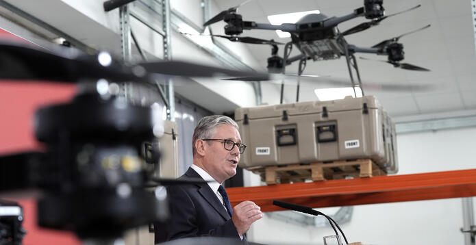 Starmer and drones at defence investment plan announcement_Digital - Website - Standard ImageCard