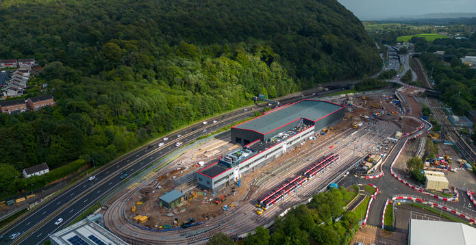 SI Cardiff train depot construction site_Digital - Website - Standard ImageCard