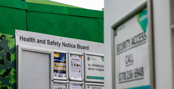 health and safety notice board