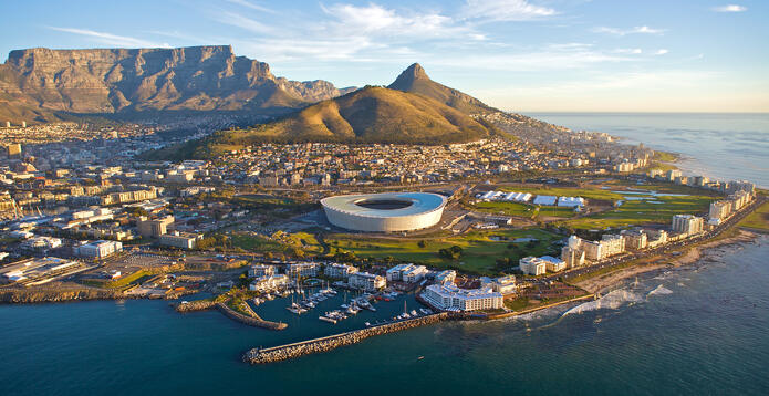 Cape Town from the air