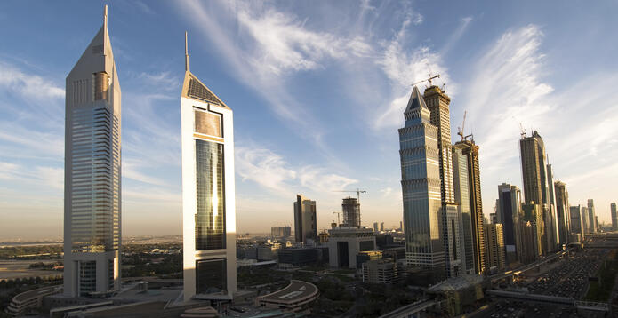 Dubai city of reflections