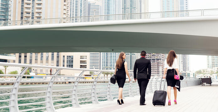 Business people in Dubai