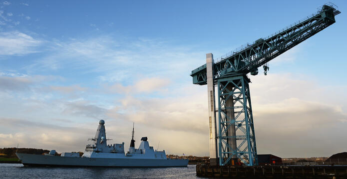 HMS Defender on the water in Glasgow in 2013_Digital - Website - Standard ImageCard