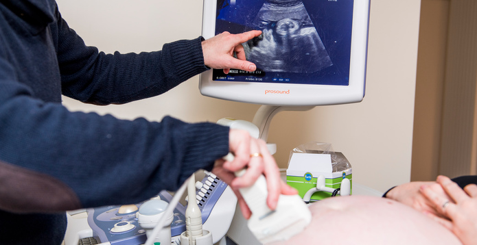 Ultrasound scan. Photo by Jasper Jacobs/AFP via Getty Images