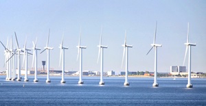 Renewable Energy Wind Turbines Near Copenhagen offshore wind