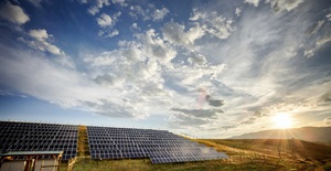 Solar Panels in a field