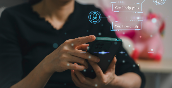 Chatbot conversation image