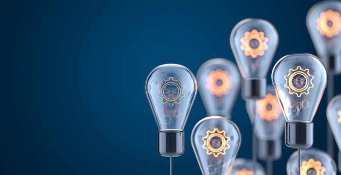 innovative lightbulb collection card