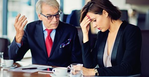 Workplace harassment stress businessman -695