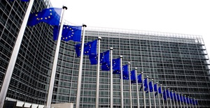 EU Flags in Brussels
