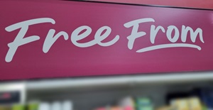 free-from-sign-for-vegan-foods-in-a-supermarket card