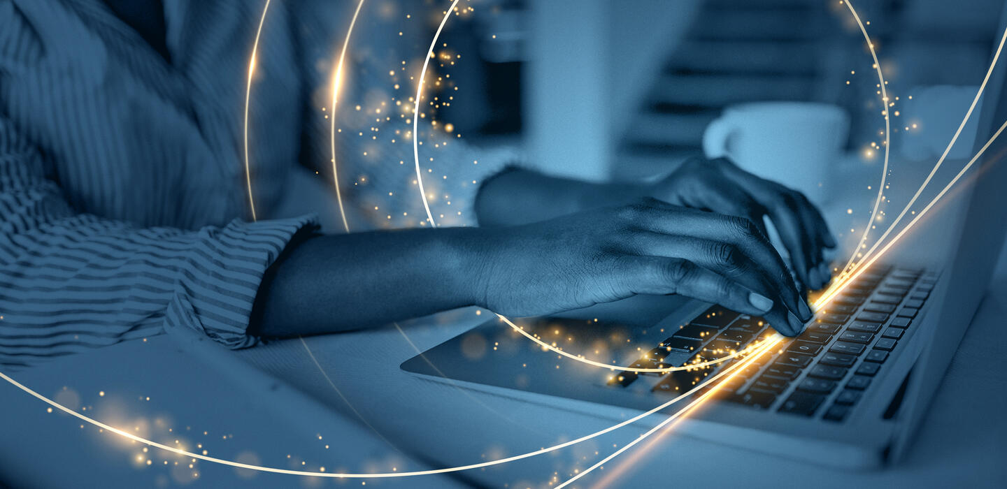 Sailing yacht viewed from above on open water