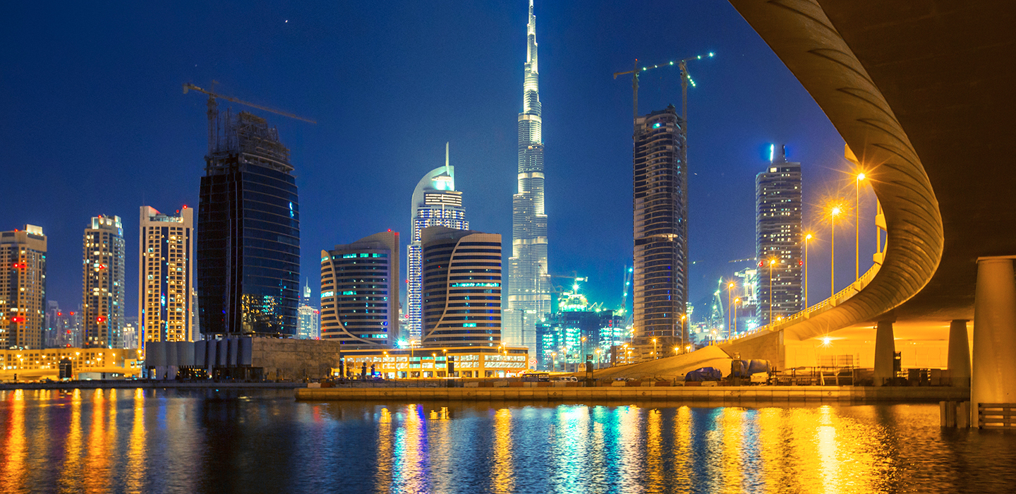 Skyline of Dubai
