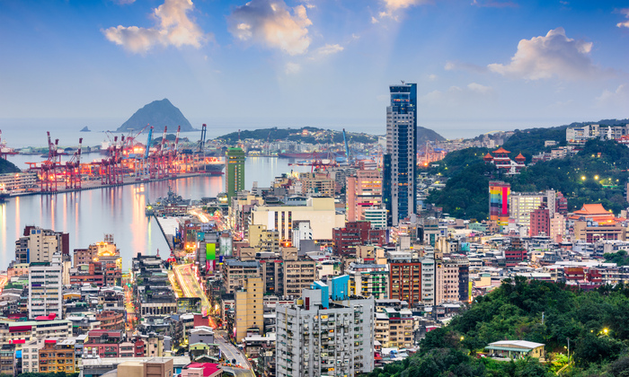 Taiwan cityscape pullout