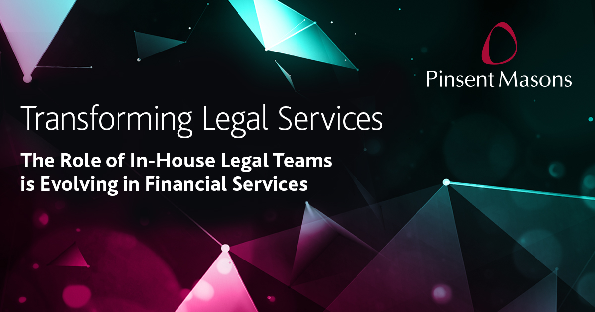 Transforming Services social graphic - In house legal