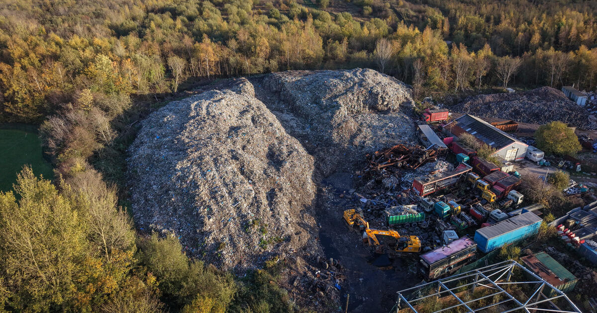 Construction waste site Wigan