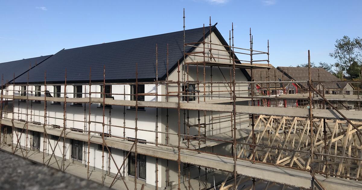 Houses in Ireland under construction