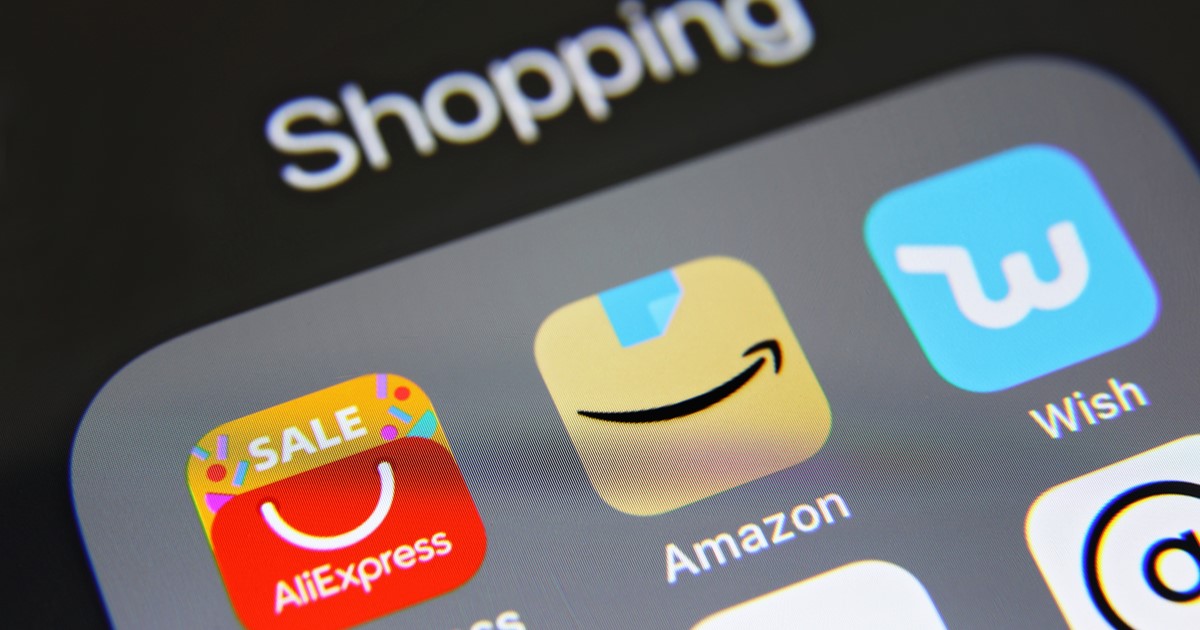 Amazon shopping app logo SEO