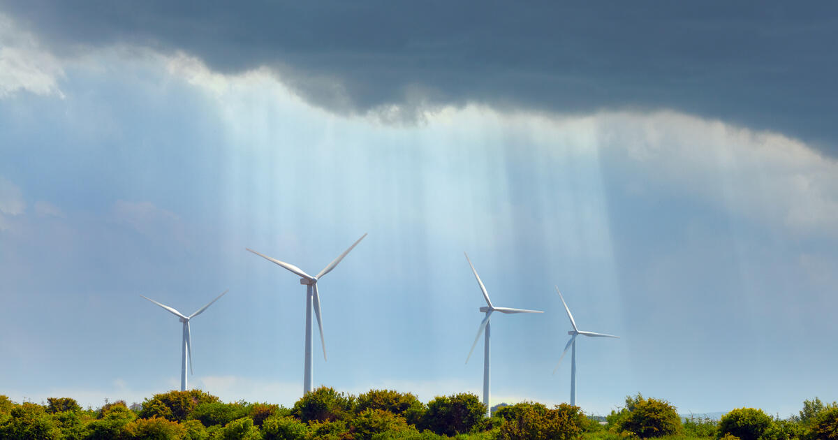 Wind turbines in Ireland