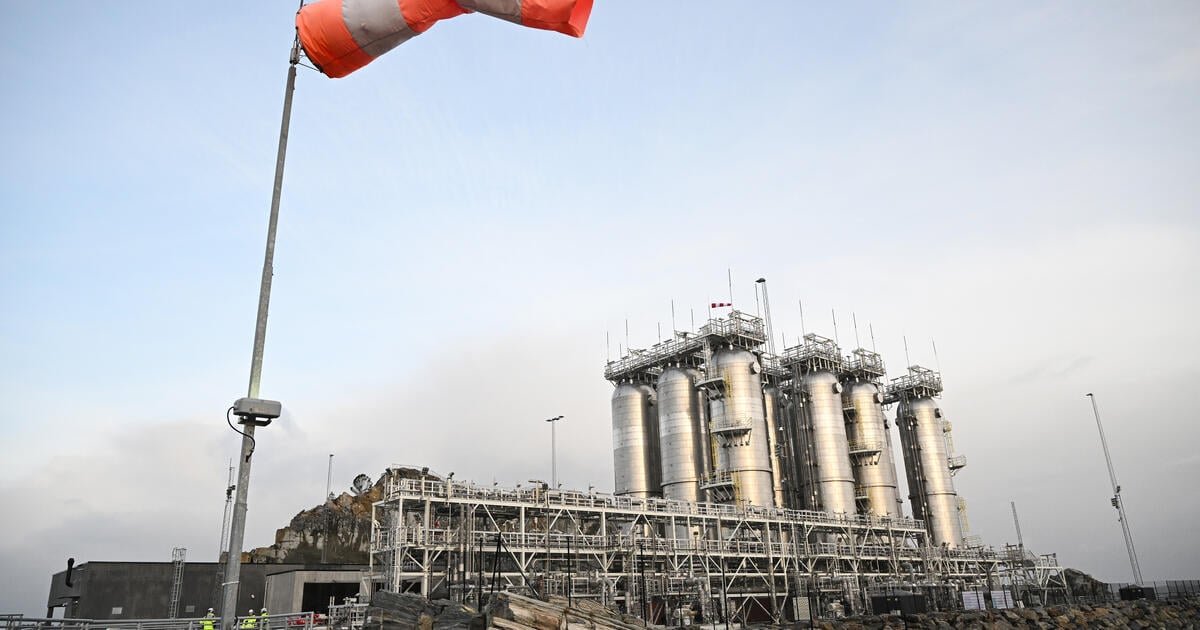 The Northern Lights carbon capture and storage facility in Bergen