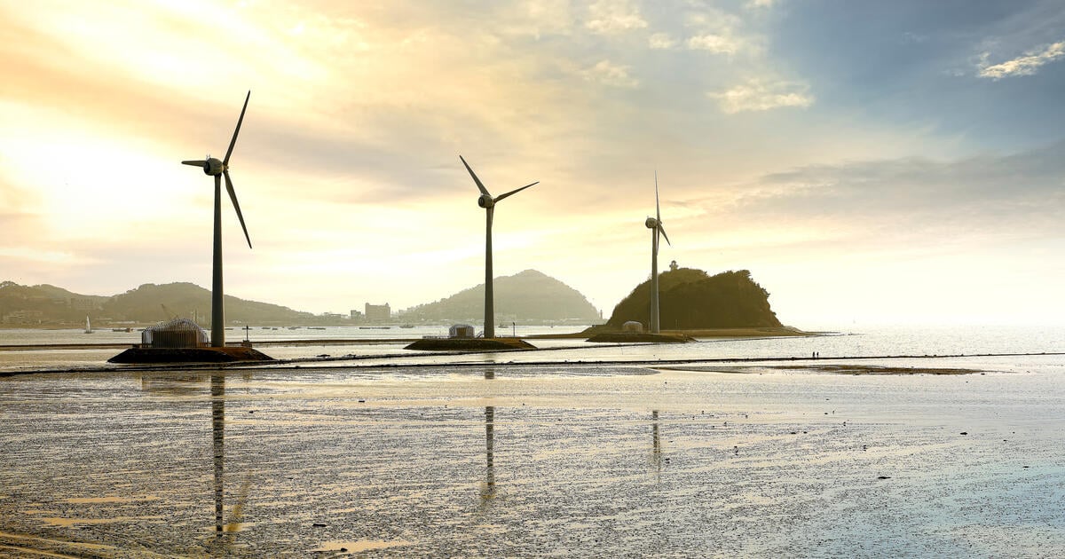 Offshore wind turbines South Korea