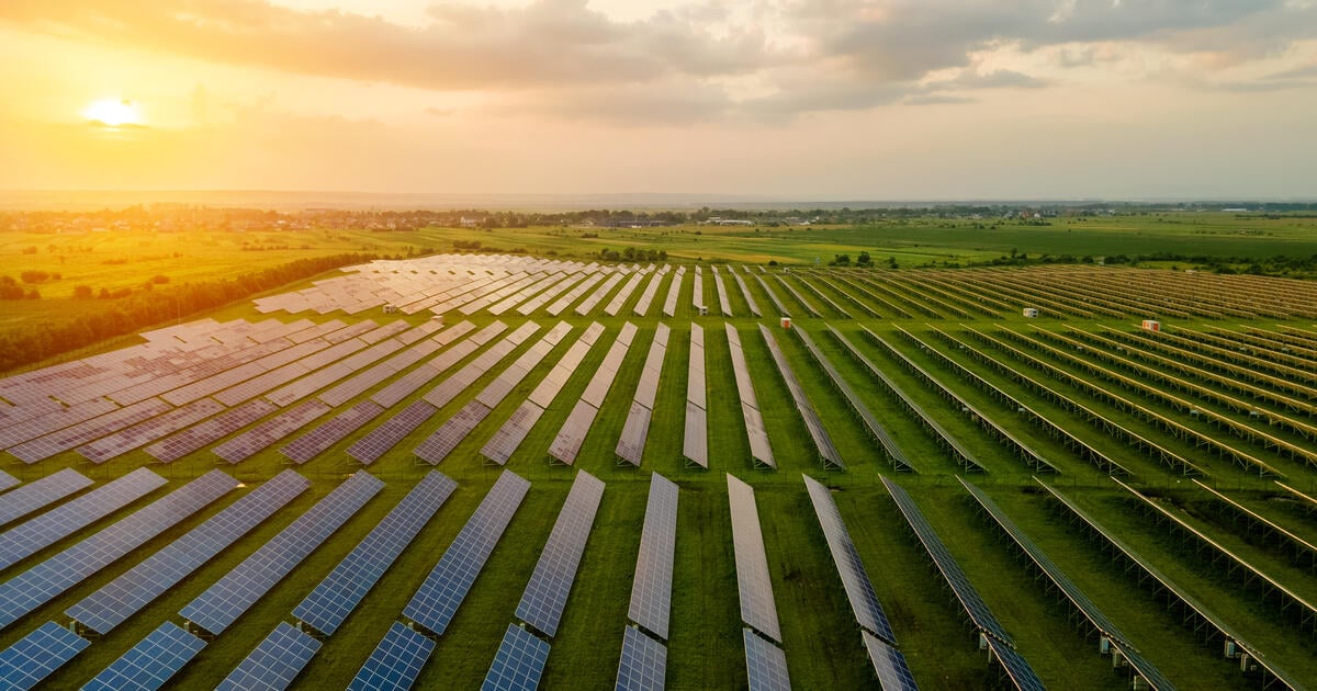 solar photovoltaic panels for producing clean ecological electric energy in morning