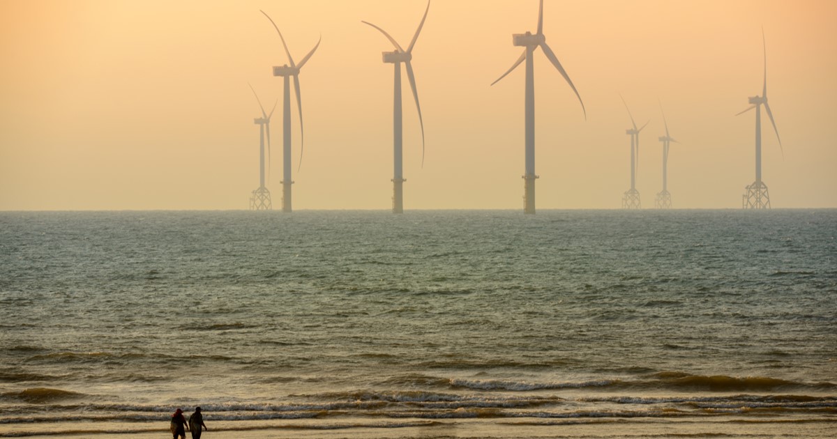 Taiwan offshore wind sunset seo