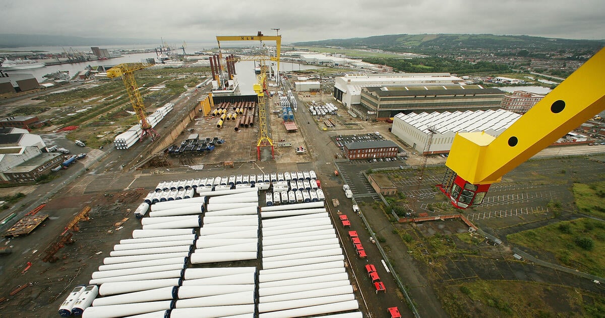 Wind turbine production Northern Ireland
