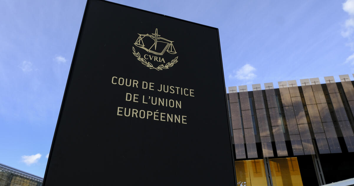 Exterior view of the European Court of Justice in Luxembourg