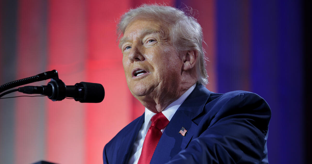 Donald Trump making a speech on AI_Digital