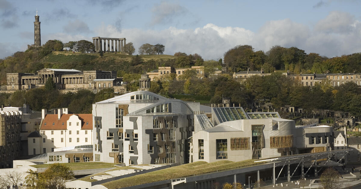 The Scottish Parliament building