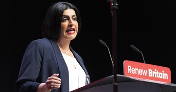 Shabana Mahmood at the Labour Party conference in Liverpool