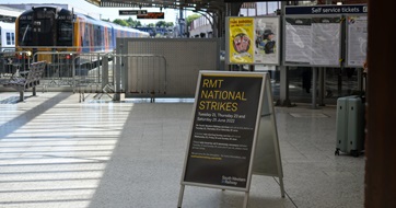 South Western Railway 2022 rail strike notice seo