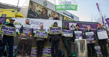 Striking ambulance workers 2023 SEO