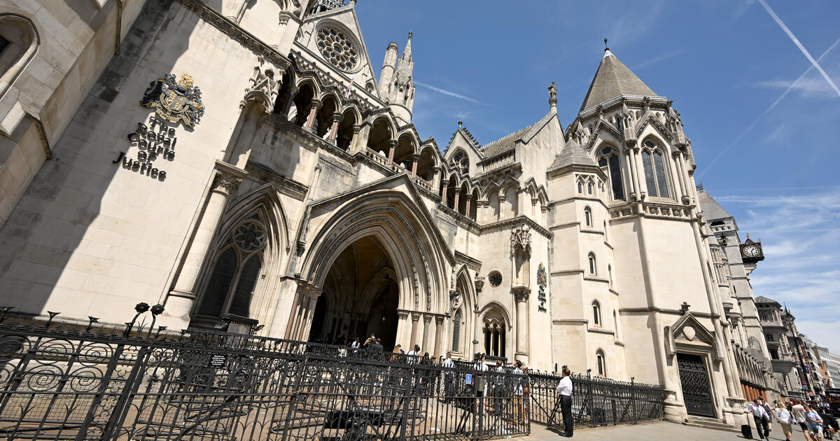 A general view of the Royal Courts of Justice