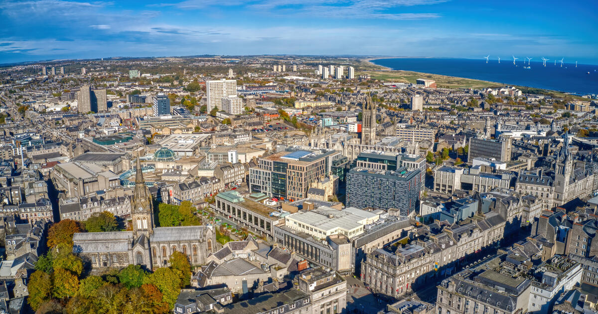 Aerial of Aberdeen