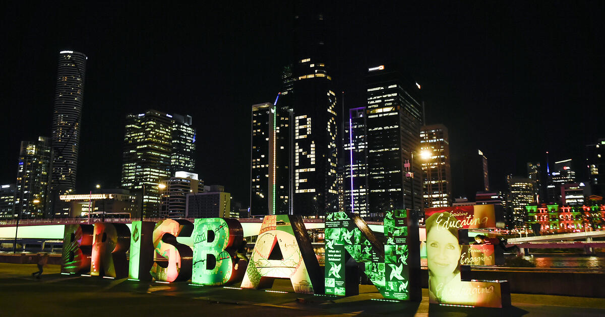 Brisbane sign in the city