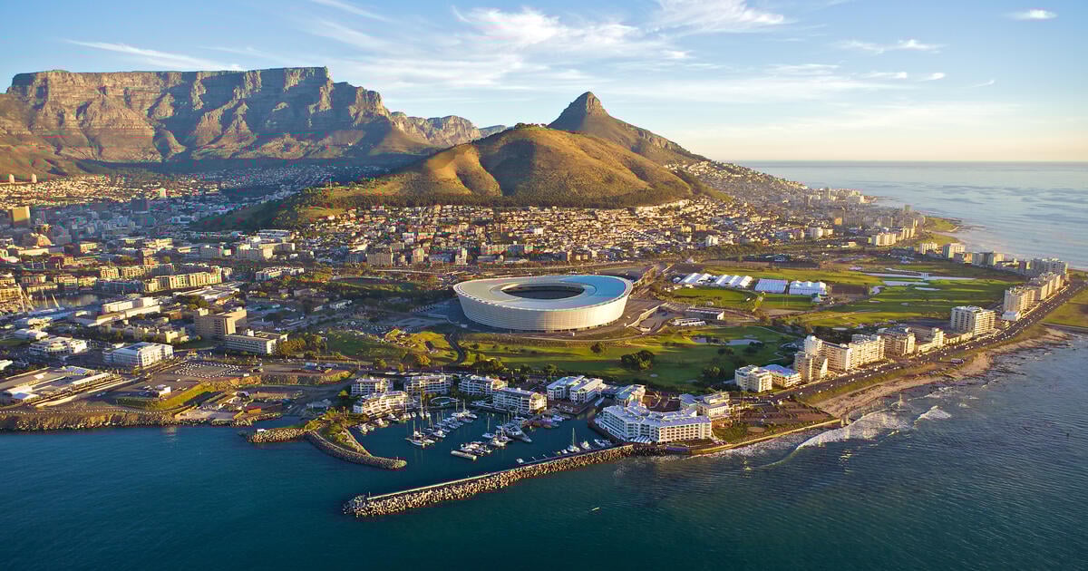 Cape Town from the air