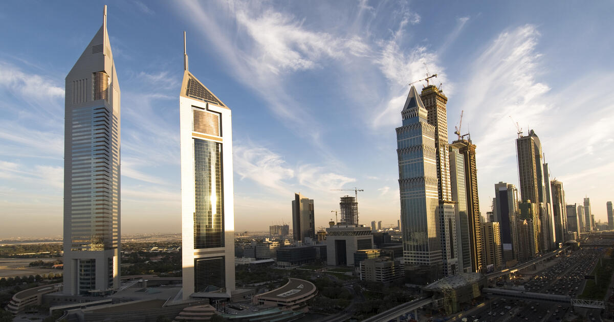 Dubai city of reflections