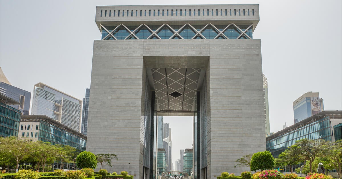 Gate Building, Trade Centre, at day.