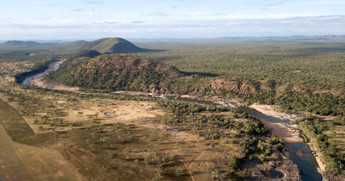 view of the copperfield river and gorge at einasleigh north Queensland