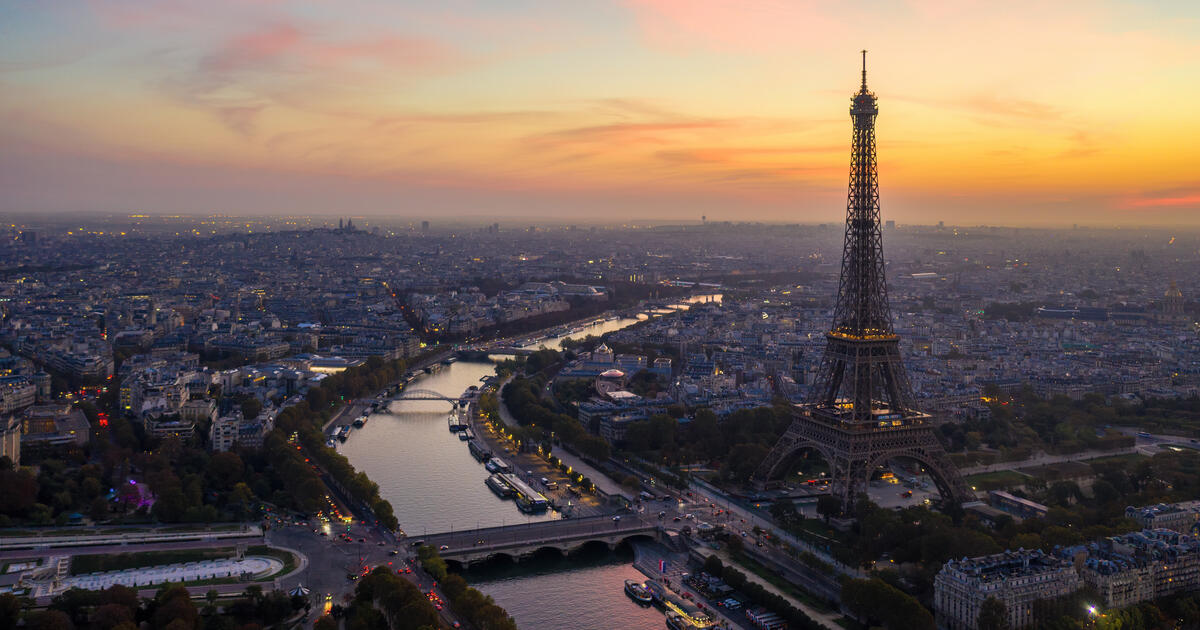 Paris at dawn