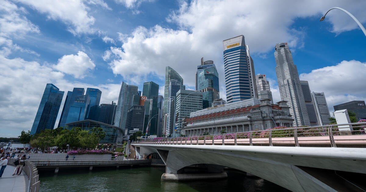Singapore business district